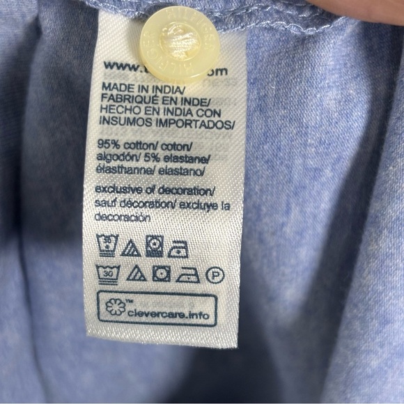 Tommy Hilfiger Slim Fit Short Sleeve Cotton Polo-Blue-Men Large - Picture 5 of 6